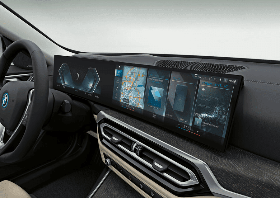 Ecrã curvo BMW