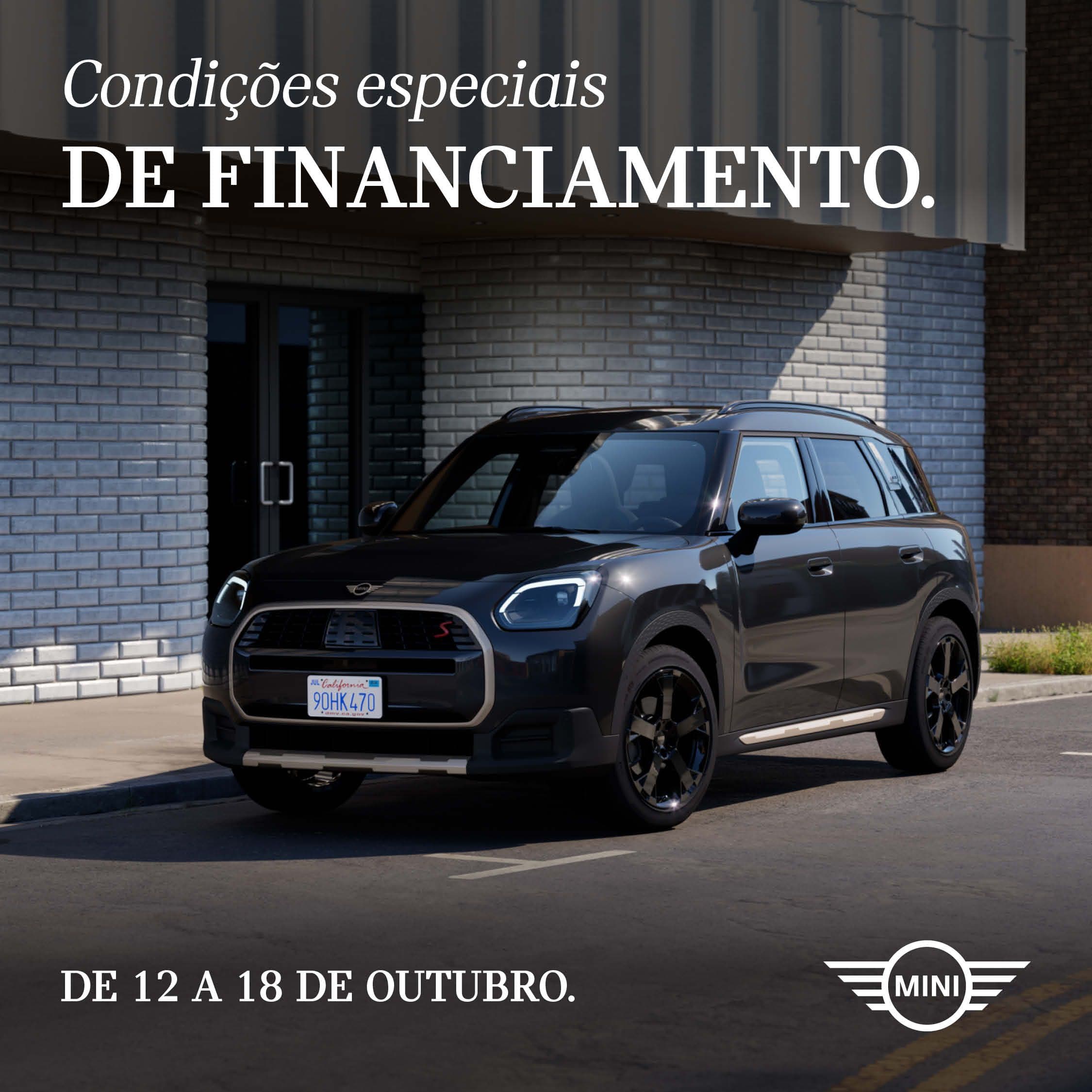 Condições especiais de financiamento.